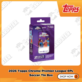 [พร้อมส่ง] Topps Chrome® Premier League - Tin Box 2026 ห้ามพลาด !!