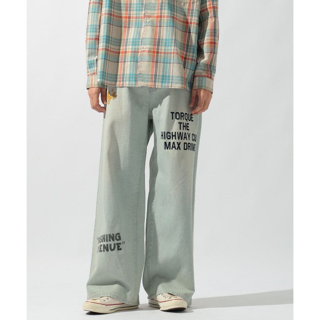 niko and ... [niko and ...JEANS] กางเกงทรงไวด์ WIDE BAGGY 5POCKET DENIM