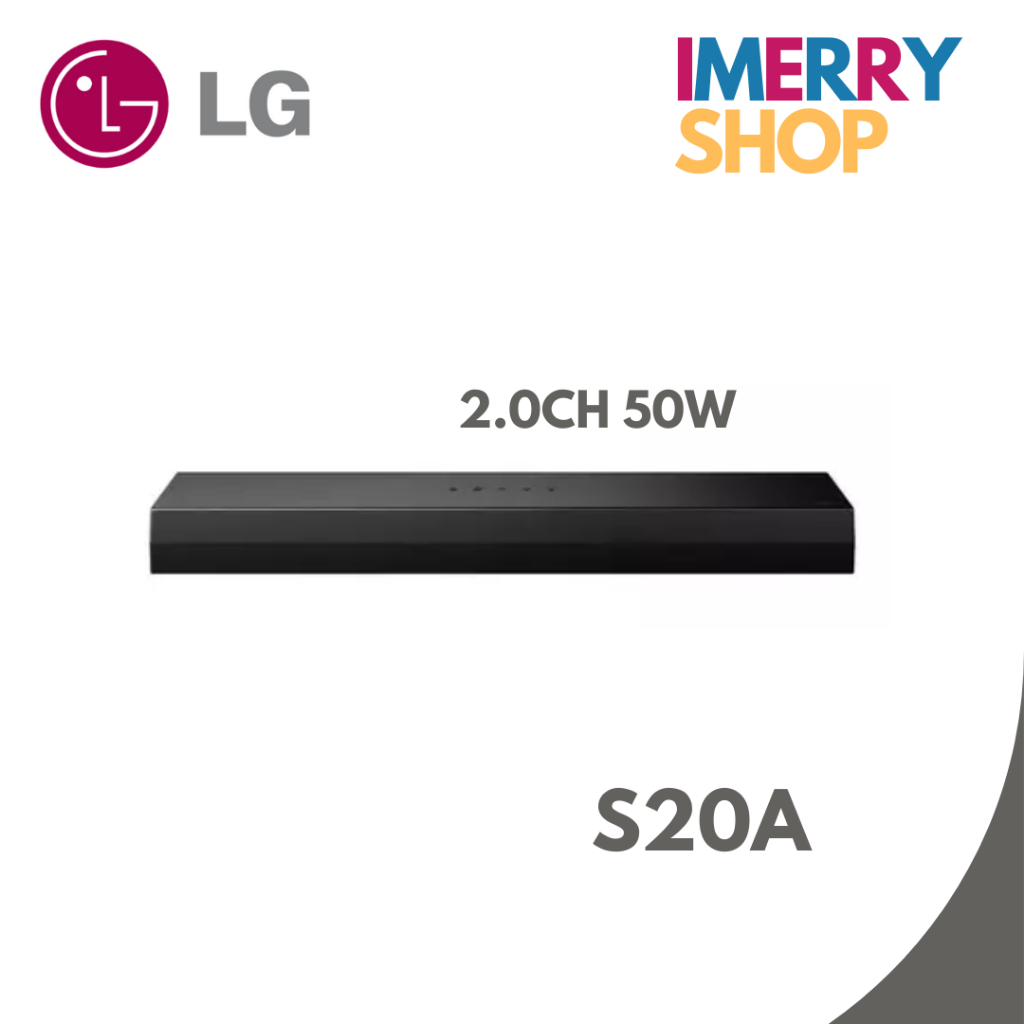 LG ลำโพง SOUNDBAR 2.0CH 50W All in One รุ่น S20A