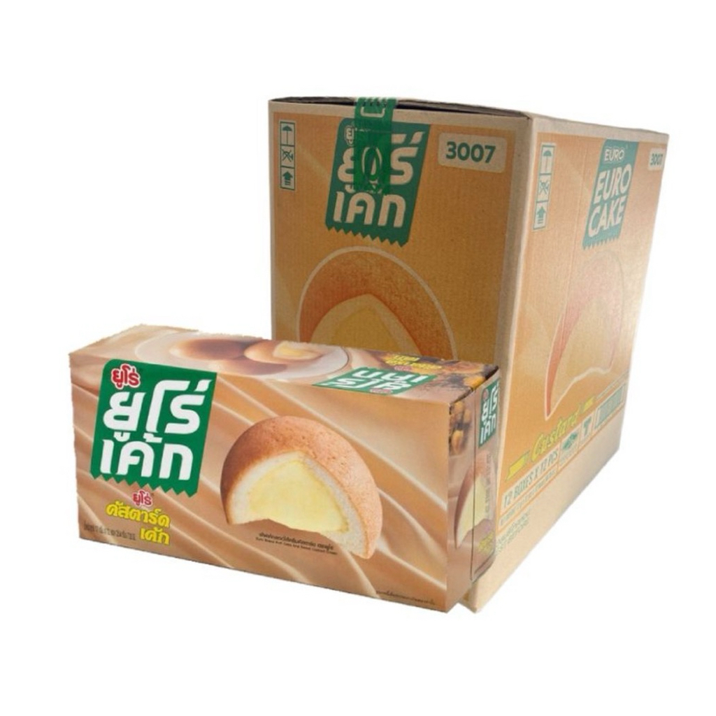 ยูโร่ คัสตาร์ดเค้ก (ยกลัง) 17ก.*144 ชิ้น