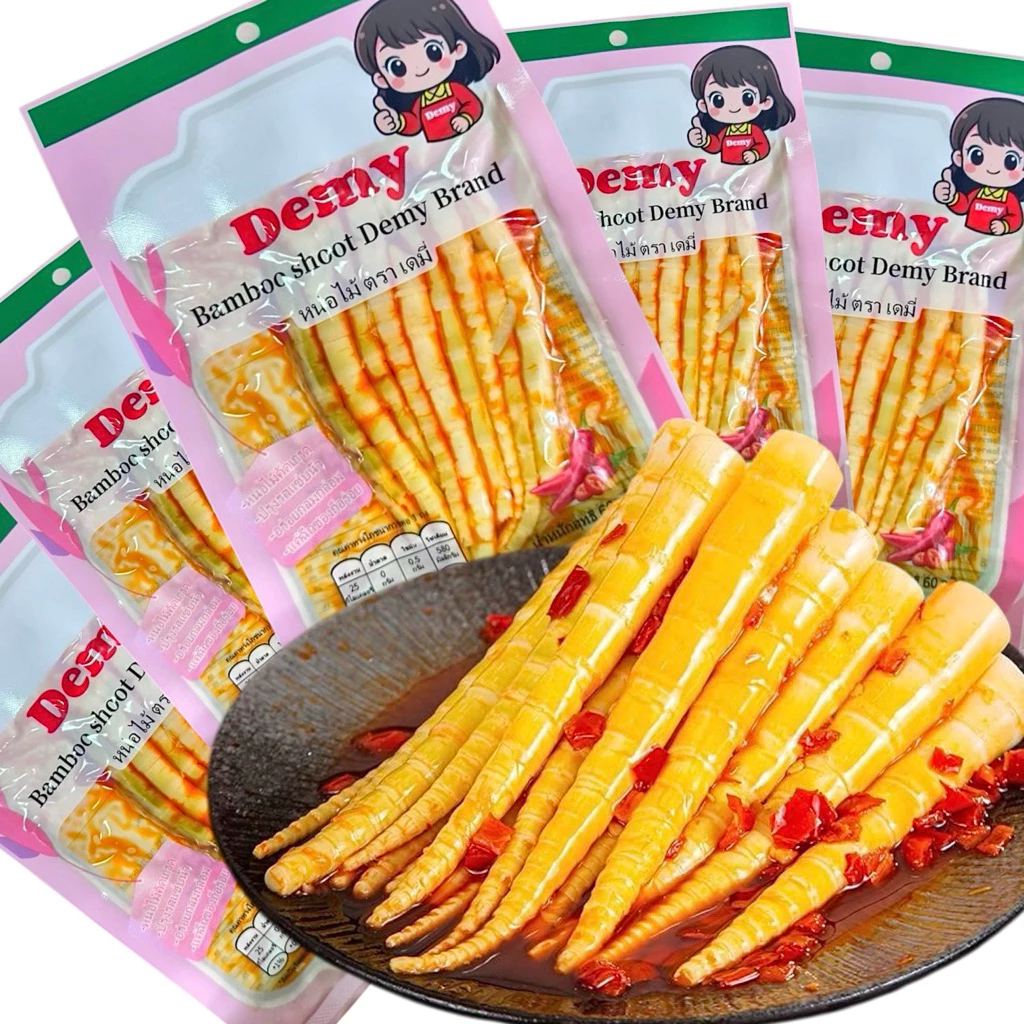 พร้อมส่ง‼️60g หน่อไม้หม่าล่า หน่อไม้ดองจีน พร้อมทาน ของทานเล่น泡椒笋尖