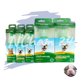 Tropiclean Fresh Breath Clean Teeeth Gel ขนาด 59 และ 118 ml. ผลิตภัณฑ์ดูแลสุขภาพช่องปาก ฟัน