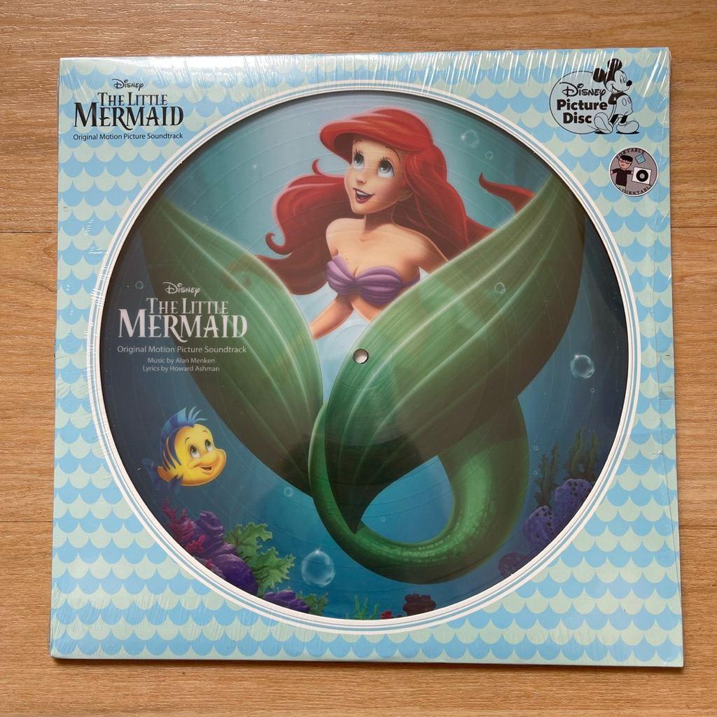 (พร้อมส่ง🔥) แผ่นเสียง Disney Little Mermaid Picture Limited Edition Picture disk มือหนึ่ง ซีล