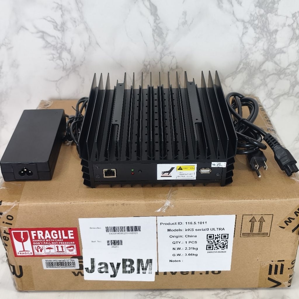 IceRiver KS0 ULTRA 400G เครื่องขุดเหรียญ KAS  มือสอง สภาพดี พร้อมส่ง