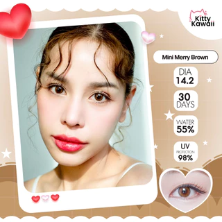 คอนแทคเลนส์ Merry Gray / Brown (Kitty Kawaii) ขนาดมินิ 🌷