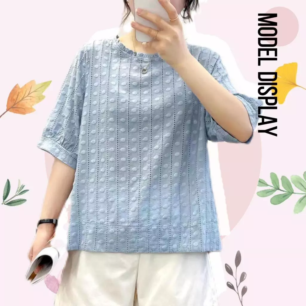 XWbrand เสื้อยืดคอกลมรุ่นใหม่ปี 2026 จัดส่งจากประเทศไทย ดีไซน์คอเสื้อน่ารักหวานๆ มีให้เลือก 4 สี ห้ามพลาด