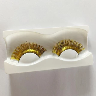 ขนตาปลอม หลากสี ขนตาขนนก ขนตาแฟนซี พรอพปาร์ตี้ 1 Pair Natural Feather False Eyelashes Party Nightclub Makeup Eye Lash