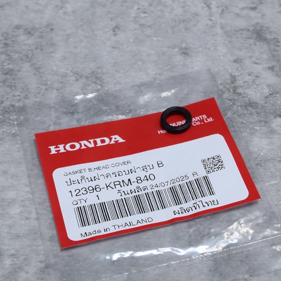ปะเก็นฝาครอบฝาสูบ MSX125(GROM ) แท้เบิกจากศูนย์ฮอนด้า ราคา/2 ชิ้น 12396-KRM-840