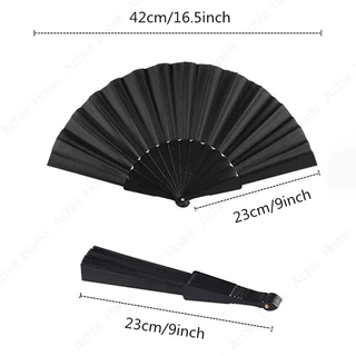 พัด พัดพับได้ มี11สี พัดพลาสติก พัดสีแดง พัดจีน 23CM