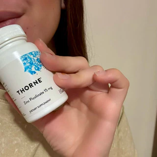 [แท้100%] Thorne Zinc Picolinate 15 mg | ซิงค์ พิโคลิเนต | เสริมภูมิคุ้มกัน บำรุงผิว ผม เล็บ | USA | 60 แคปซูล