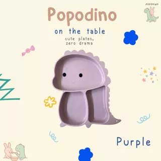 จานซิลิโคนเด็กดูดโต๊ะ Popodino วัสดุFood Grad BPA-Freeใช้ได้ตั้งแต่เด็ก 6 เดือนขึ้นไป