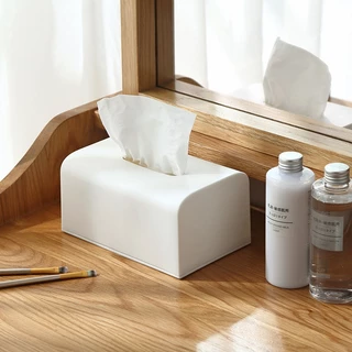 Goody Home กล่องทิชชู่ทรงยาว สี่เหลี่ยมผืนผ้า แบบมินิมอล มุมกล่องโค้งมน ได้รูป