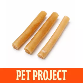 Pork Skin Rolls หนังหมูม้วน 100% Natural ขนมแทะฟันสุนัข Collagen Stick
