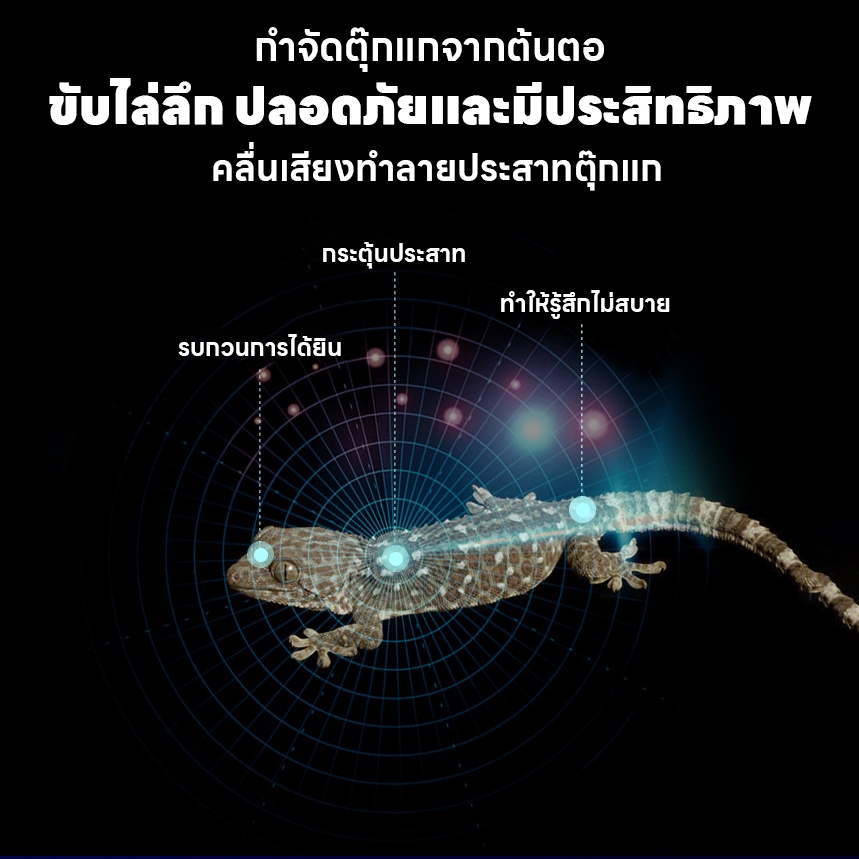 ไล่จิ้งจกไร้เสียง TIA ไล่จิงจก เครื่องไล่อัลตราโซนิก ยาไล่จิ้งจก ปลอดภัยต่อแม่ลูกไร้เสียง - รูปที่ 5