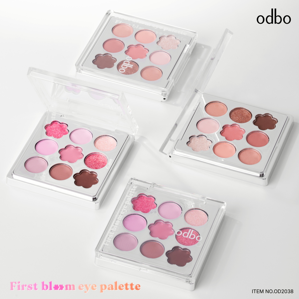 OD2038 ODBO FIRST BLOOM EYE PALETTE  โอดีบีโอ เฟิร์ส บลูม อาย พาเลท