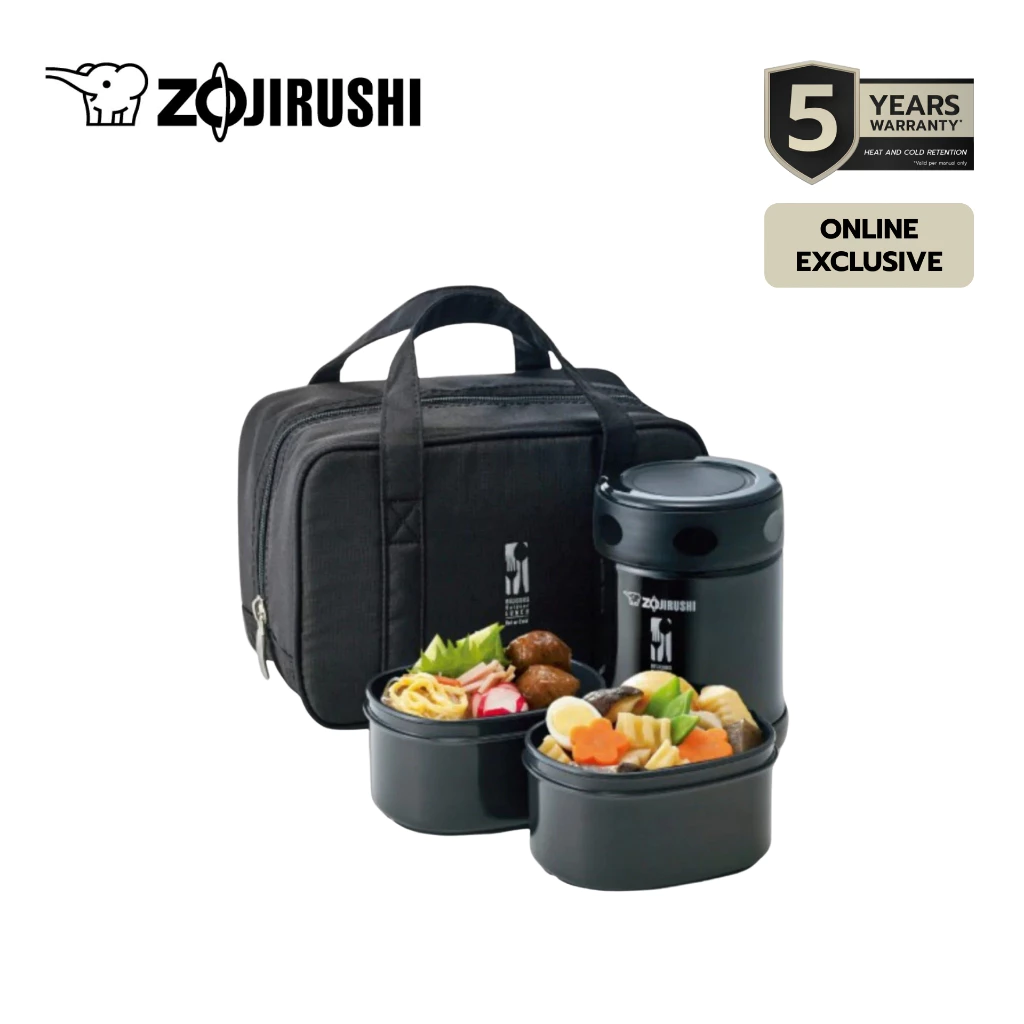 Zojirushi Food Jars กระติกอาหารสุญญากาศ เก็บความร้อน/เย็น 0.35 ลิตร รุ่น SW-EZE35-BA