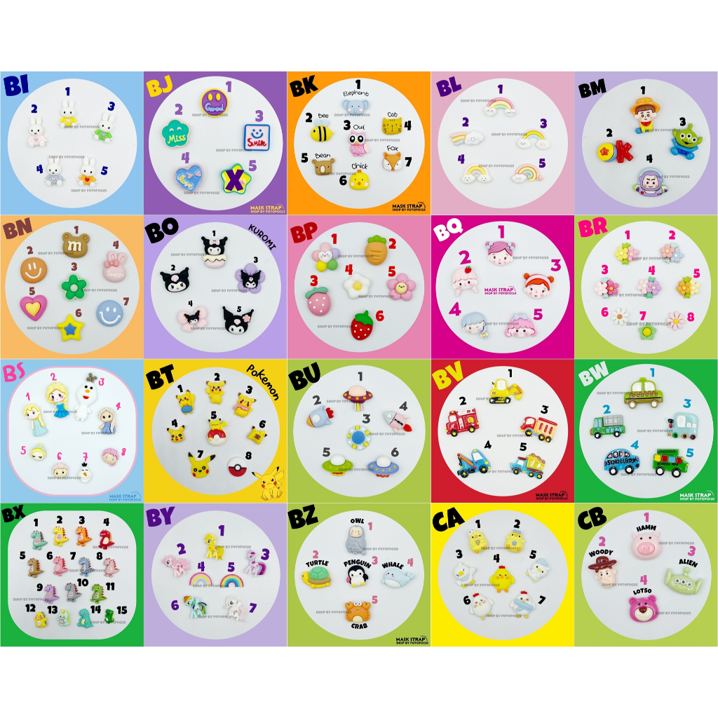 Link สำหรับเพิ่มตัวการ์ตูน ในสายคล้องแมส สายคล้องแว่นเท่านั้น (กดตามจำนวนที่จะเพิ่ม) - รูปที่ 3