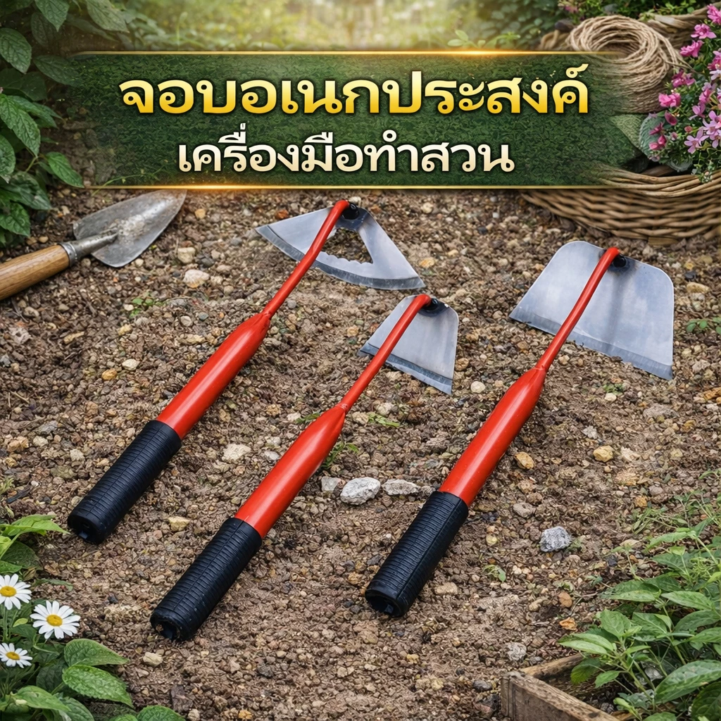 จอบเล็กอเนกประสงค์/ไม้จับจอบขนาดเล็กพืชผักขุดดินคราดโลหะมือถือกําจัดวัชพืชคราดทําสวนพลั่วเครื่องมือ