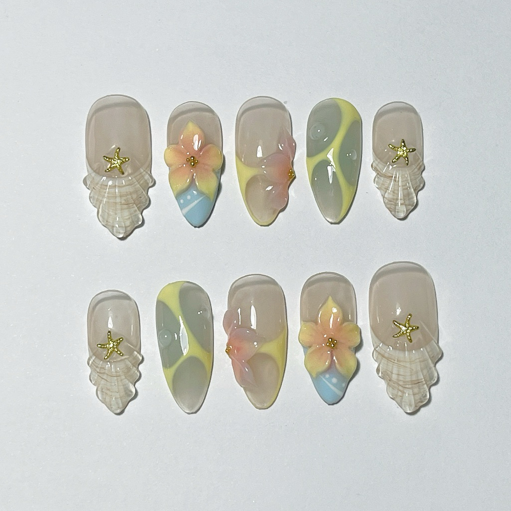 Pastels blossom - press on nails