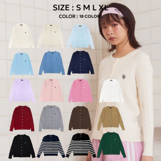 Bemingtop643(S-XL) - BMG Knit Cardigan (PRE ชมพูS /ขาวชมพูS/น้ำตาล/แคนดี้/ม่วงM 7-10วัน)