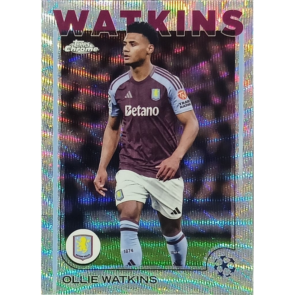 card OLLIE WATKINS 2024-25 Topps UEFA ASTON VILLA #33 football 

