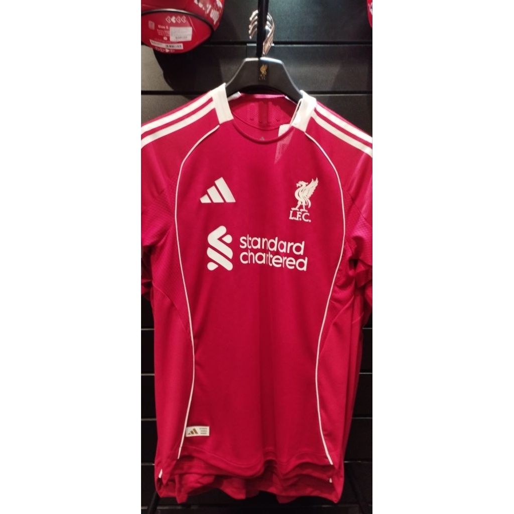 เสื้อฟุตบอล ลิเวอร์พูล Liverpool Home เกรด player 2025/2026 ของแท้ มือ1 ป้ายไทย