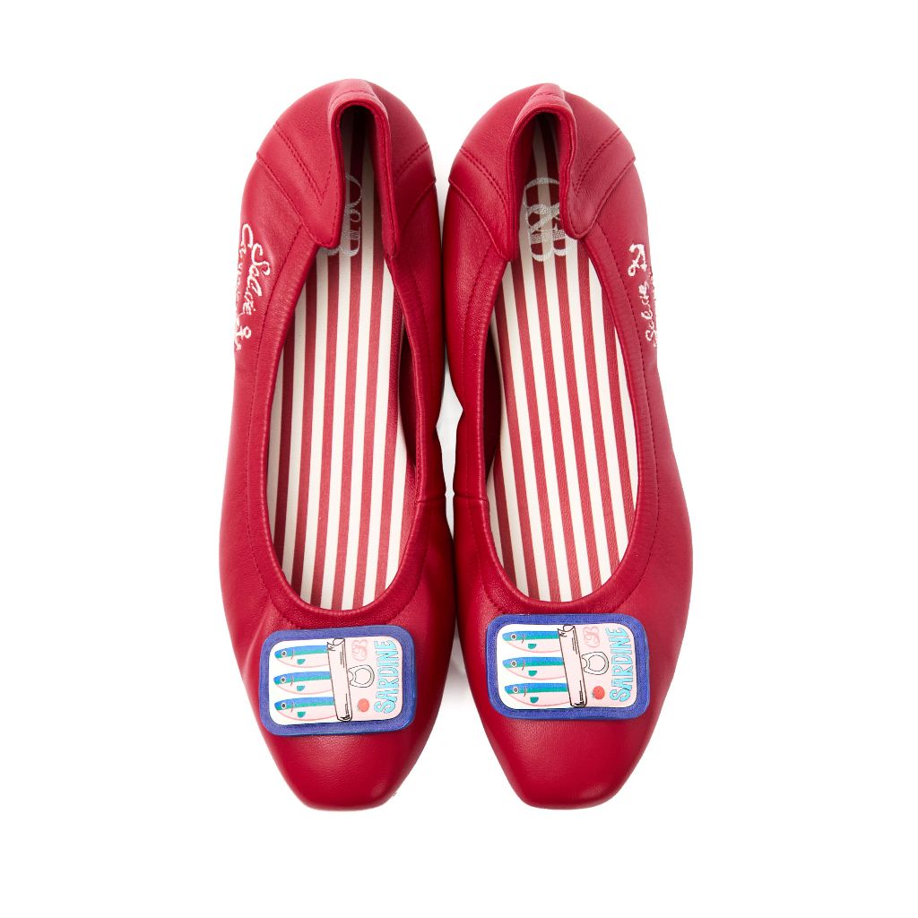 O&B รองเท้าหนังแกะแท้ รุ่น AUDREY CAPARICA IN LISBON RED-11286SS09739F_S6REXX