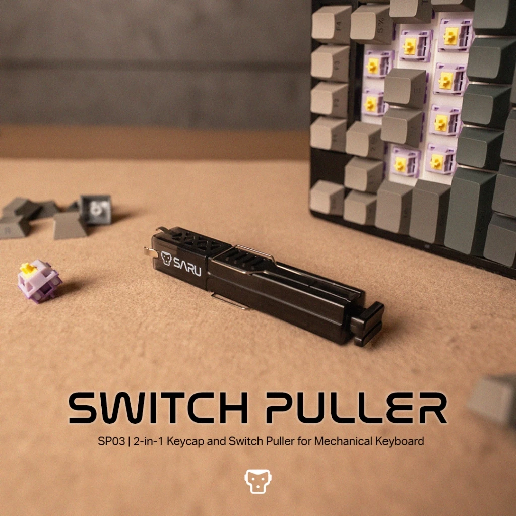 SARU SP03 2-in-1 Switch Puller Keycap ที่ดึงสวิสซ์และคีย์แคปในชิ้นเดียว ใช้งานง่าย ดีไซน์พรีเมียม