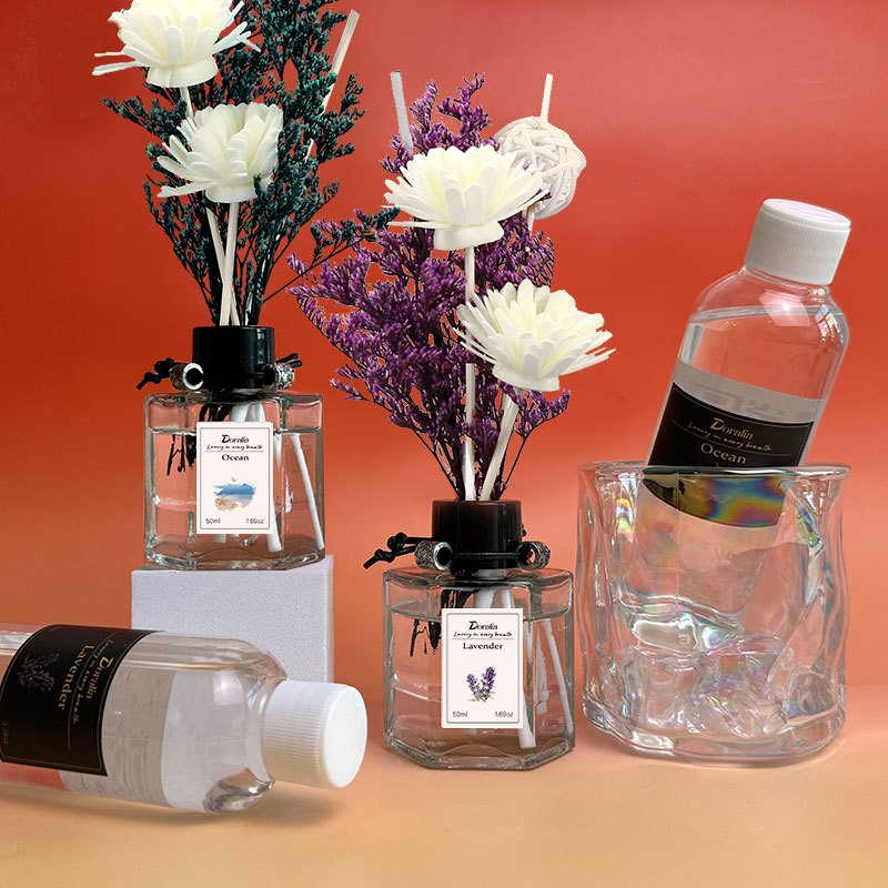 【Doralia】น้ำหอมปรับอากาศ ก้านไม้หอมระเหย ชุด 1+1 รีฟิล รูปที่ 4