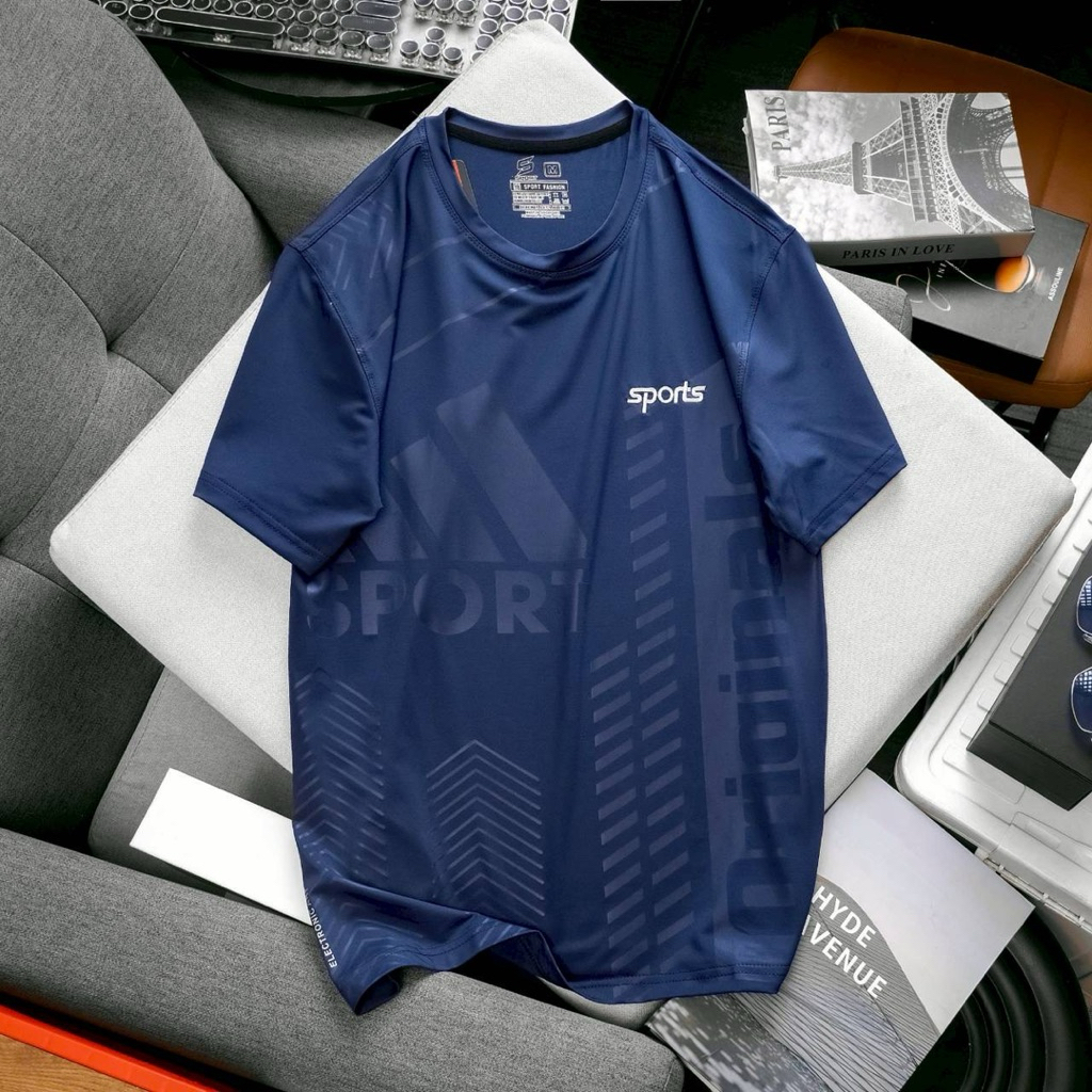 พร้อมส่ง! เสื้อกีฬาสปอร์ตคอกลม SPORTS เสื้อบอล มีครบไซส์ผ้านิ่มใส่สบายใส่ออกกำลังกาย ระบายความร้อนได้ดี