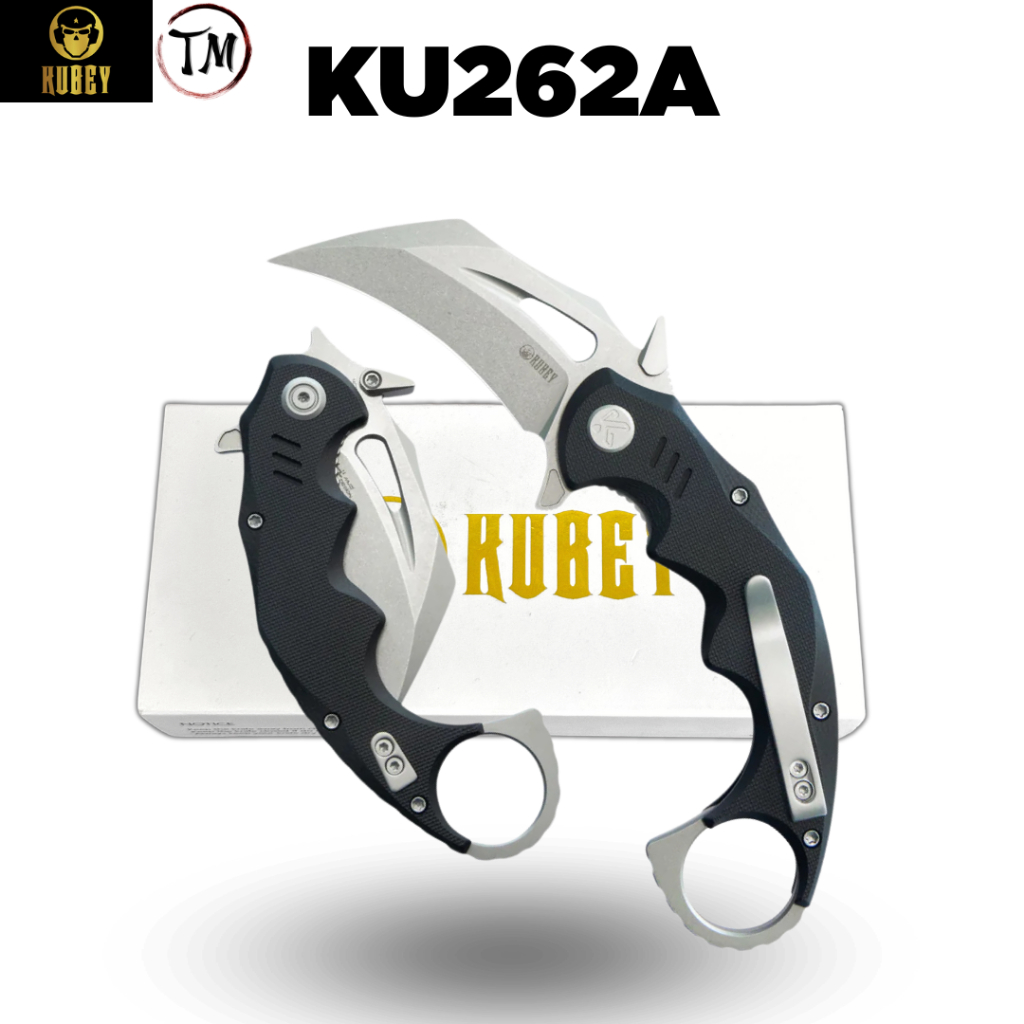 Kubey KU262 Mini Wrath มีดพับedc ทรงคารัมบิท ด้ามG10 น่าใช้งานมีระบบเปิดไว