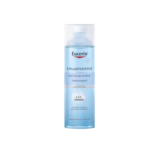 แพคคู่ Eucerin UltraSENSITIVE [HYALURON] MICELLAR WATER 400 ML ยูเซอริน ไมเซลล่า เช็ดล้างเครื่องสำอางหมดจด