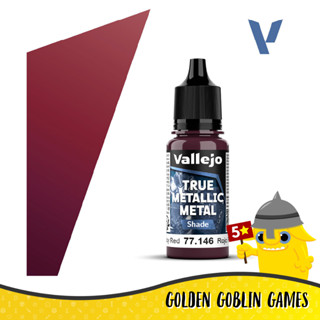 Vallejo True Metallic Metal: Shade: Ruby Red (POS. 46)