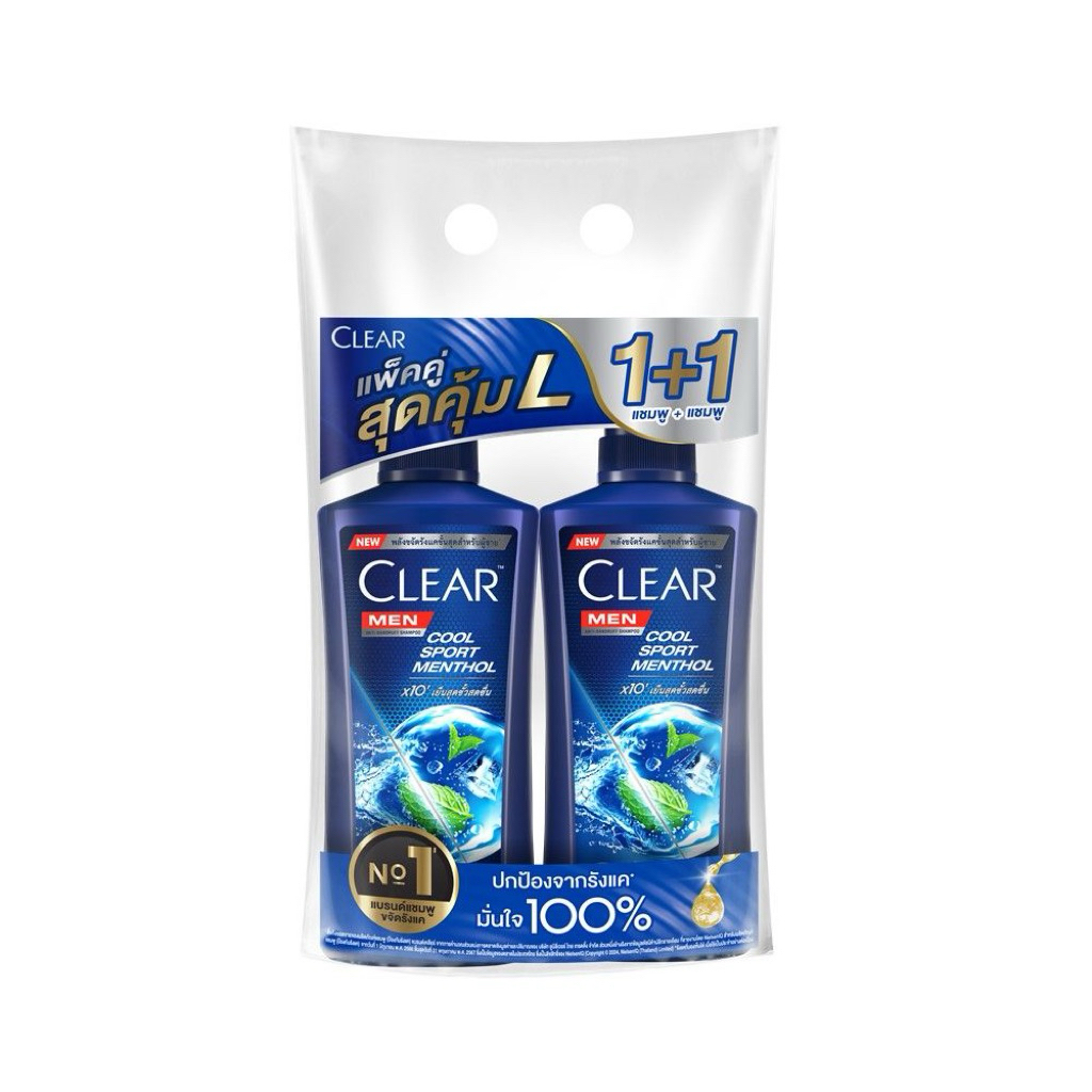 CLEAR เคลียร์ แชมพู แชมพูเคลียร์ ขนาด 350-370 มล. **แพคสุดคุ้ม 1+1 ขวด** รวม 2 ขวด - รูปที่ 4