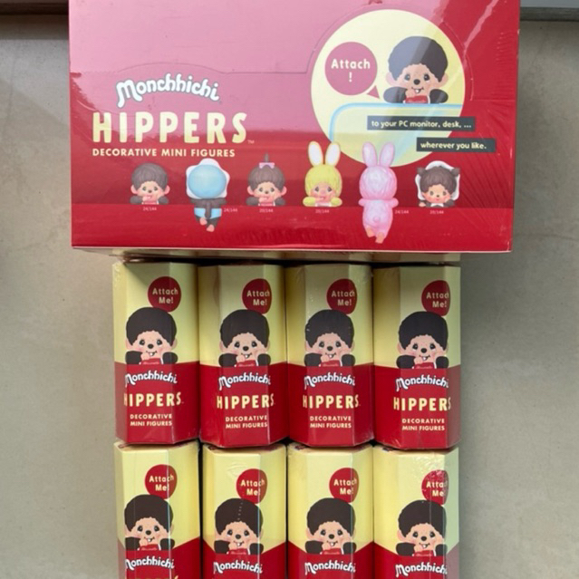 พร้อมส่ง/ส่งด่วน🇹🇭🔥 Monchichi Hipper ❤️🤎 1box 12ชิ้น แท้💯