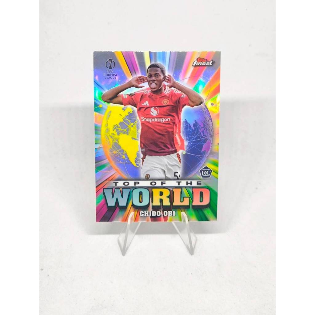 การ์ดฟุตบอล Topps Finest UEFA Club Competitions Top of The World Soccer Insert 2024-25 ราคา ถูกที่สุด ดีลบีเคเค