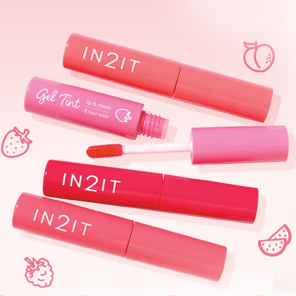 IN2IT Gel Tint For Lip And Cheek - ทิ้นท์ทาแก้ม และปาก อินทูอิท เจล ทิ้นส์ แอนด์ ชีค