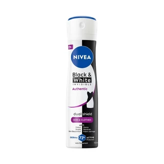 นีเวีย แบล็ค แอนด์ ไวท์ อินวิซิเบิ้ล ออเทนติก สเปรย์ 150 มล. NIVEA สเปรย์โรลออน deodorant
