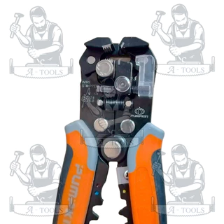 PUMPKIN รุ่น 14618(ก) คีมปลอกสายไฟอัตโนมัติ / ย้ำสาย / ตัด Cr-Mo-Muti-Auto PTT-205AWS ระบบออโตเมติก 3 ฟังก์ชั่น พร้อมส่ง