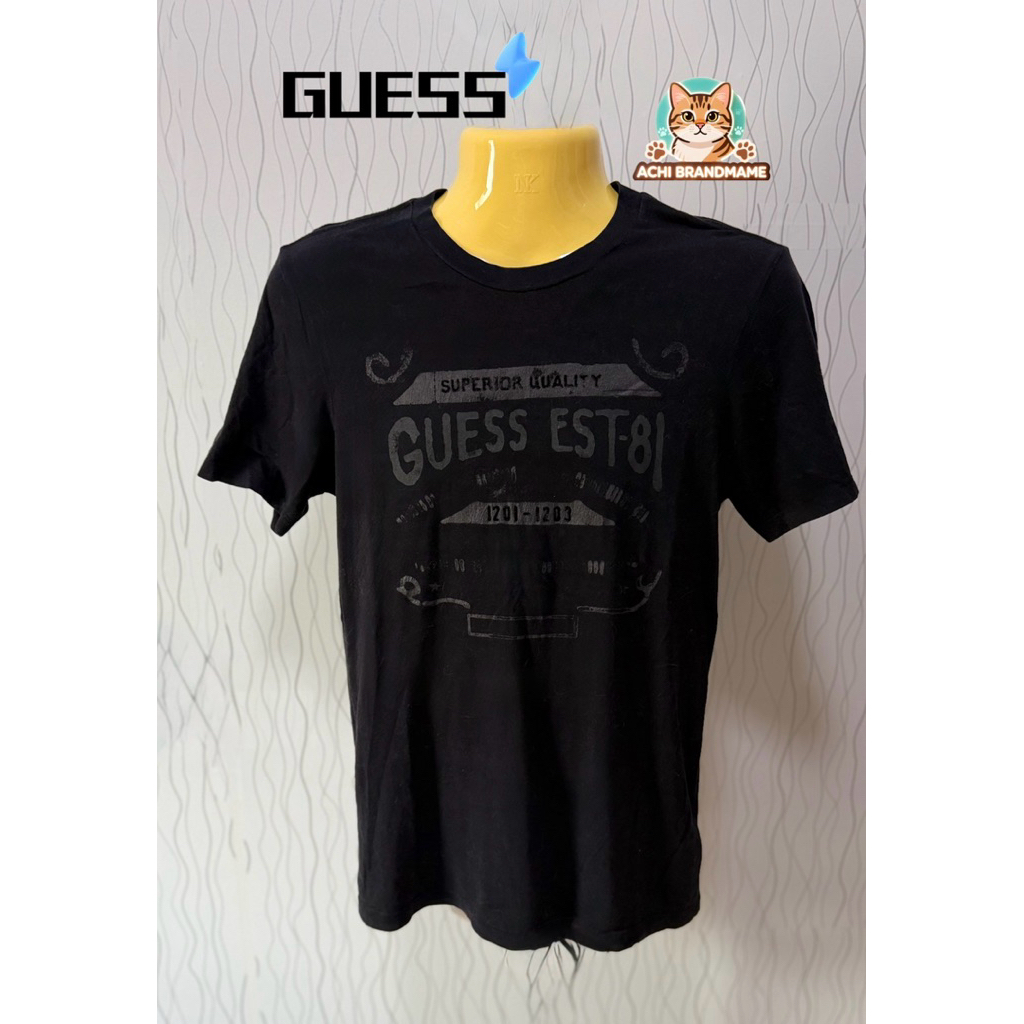 เสื้อยืดผู้ชายGUESSของแท้มือสอง