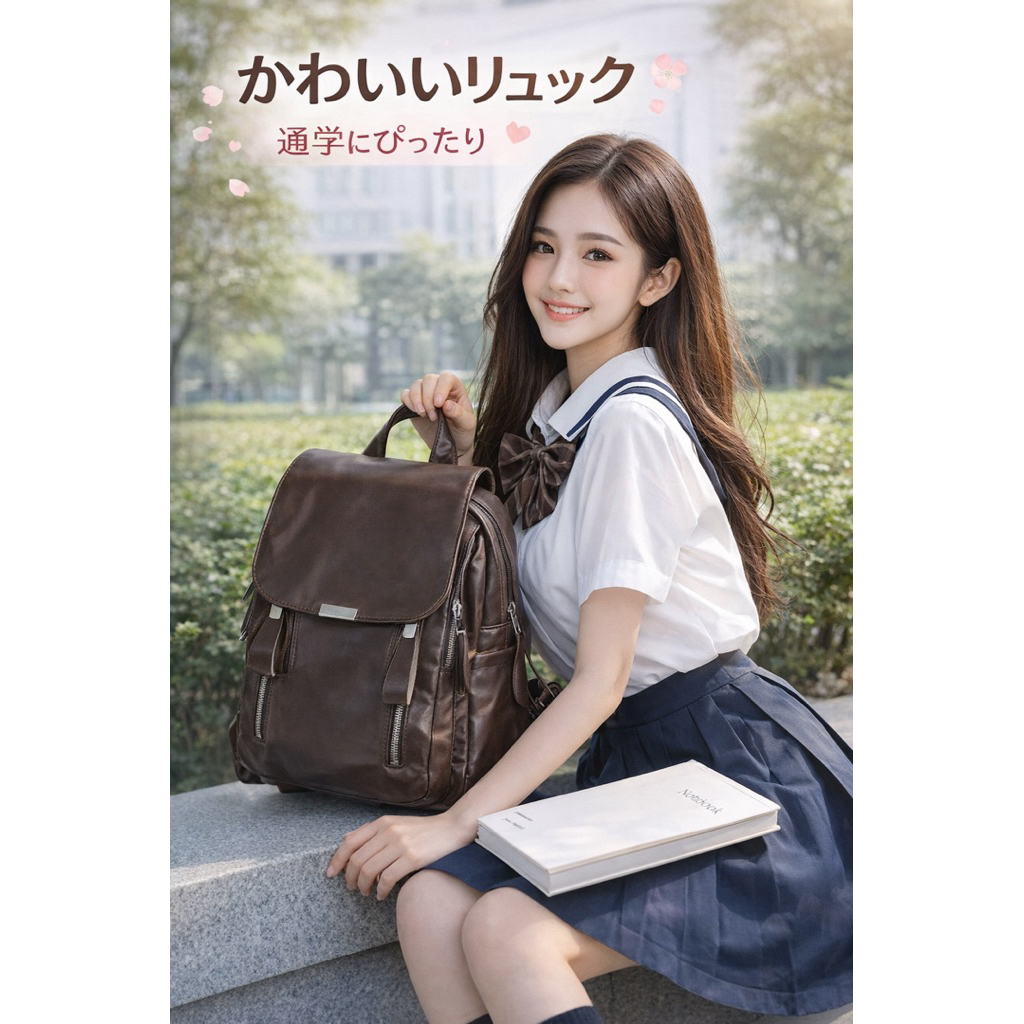 กระเป๋าเป้สะพายหลัง KLYM/JNK หนังคุณภาพสูง ดีไซน์ทันสมัย