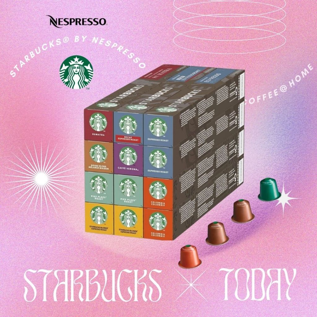 ☕️ Starbucks Nespresso x10 ✨️แคปซูลสตาร์บัคส์นำเข้า แท้ 💯 Nespresso Capsules☕️
