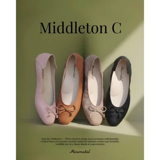 𝐌𝐈𝐍𝐈𝐌𝐀𝐋𝐈𝐒𝐓 รองเท้าคัทชูหนังวัว รุ่น Middleton c 🔥 ทำจากหนังวัว จึงจะไม่นิ่มเท่าหนังแกะ แต่หนังถลอกยากกว่า