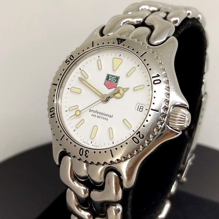 นาฬิกา TAG HEUER นาฬิกา TAG HEUER ก้างปลา นาฬิกา TAG HEUER S90.813  ของแท้ มือสอง ราคา OK BOY SIZE  