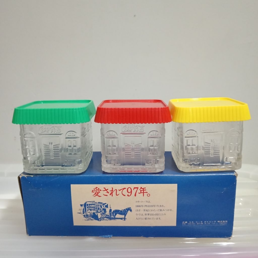 Coca-Cola Japan vintage ขวดแก้วเรโทร ของใหม่เก่าเก็บ สภาพสวย