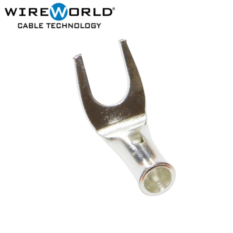 หัว WireWorld SPADE CONNECTORS SILVER made in USA แบ่งขายราคาต่อหัว / ร้าน All Cable