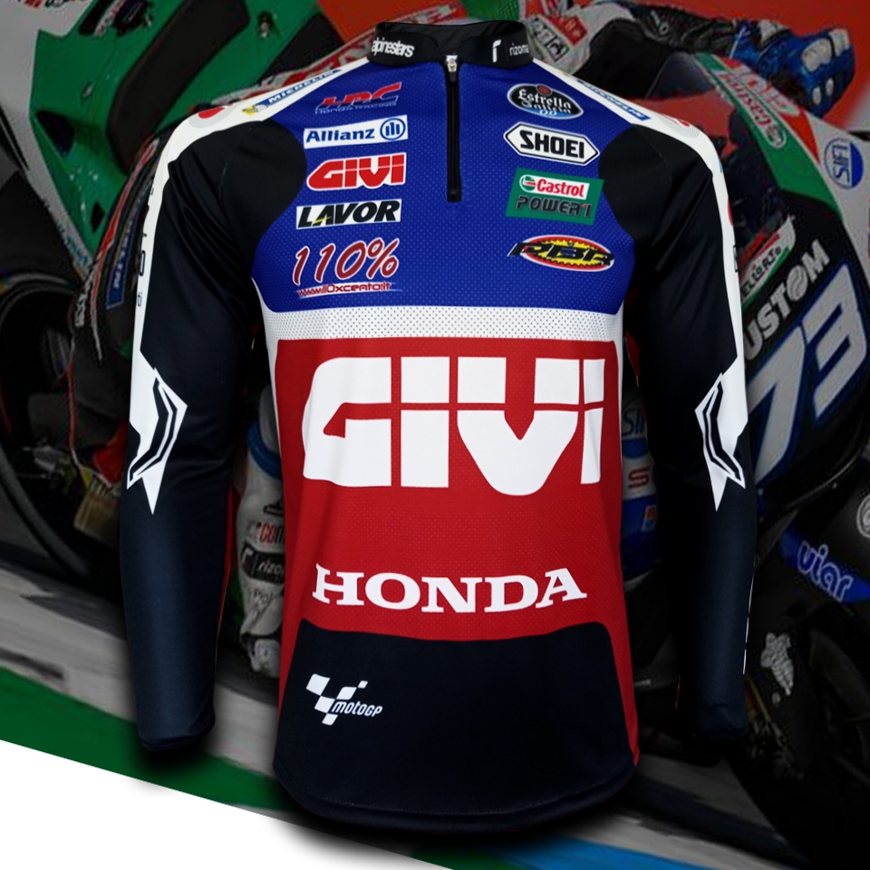 เสื้อแขนยาวคอซิป MotoGP CASTROL LCR HONDA ทีม คาสตรอล แอลซีอาร์ ฮอนด้า #MG0075 รุ่น Alex Marquez #73