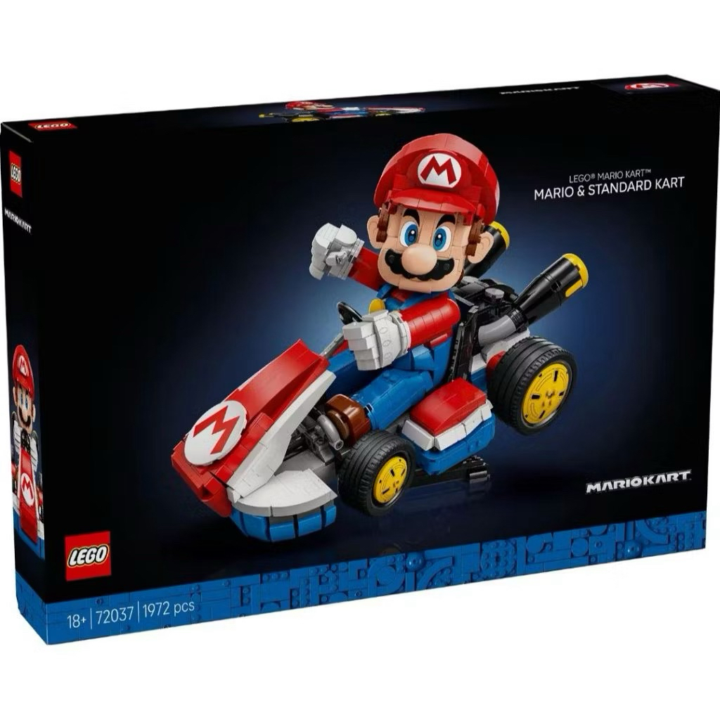(พร้อมส่ง รับประกันกล่องสวย) Lego Super Mario 72037 Mario Kart™ – Mario & Standard Kart
