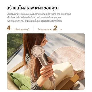 [HOT] Dreame Hair Glory Uni / Hair Glory ไดร์เป่าผมความเร็วสูง เครื่องเป่าผม เป่าแห้งเพียง 2นาที ดูแลเส้นผมด้วยไอออนลบ