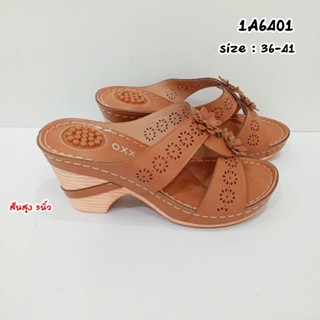 OXXO รองเท้าเพื่อสุขภาพ รองเท้าแตะ รองเท้าแฟชั่น แบบสวม ส้นส…